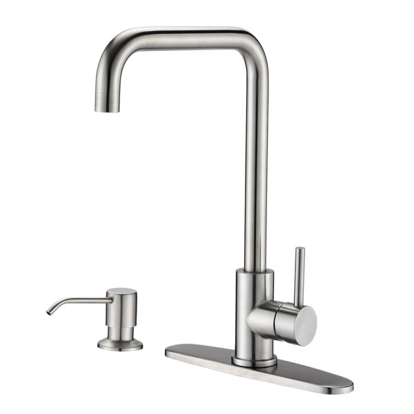 Aula Kitchen Faucet With Soap Dispenser Wayfair   Aula Kitchen Faucet With Soap Dispenser 